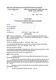 Mẫu Quyết định gia hạn sử dụng đất khi hết thời hạn sử dụng đất (Mẫu số 04e)