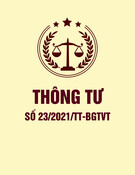 Thông tư số 23/2021/TT-BGTVT