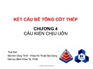 Bài giảng Kết cấu bê tông cốt thép: Chương 4 - Thái Sơn