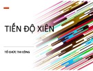 Bài giảng Tổ chức thi công: Chương 2 - Tiến độ xiên