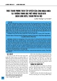 Thực trạng phong trào tập luyện cầu lông ngoại khóa tại trường trung học phổ thông Thạch Bàn quận Long Biên, thành phố Hà Nội