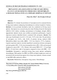 Prevalence and associated factors of sarcopenia in lung cancer patients undergoing chemotherapy: A cross-sectional study at a tertiary hospital in Vietnam