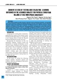 Current status of testing and evaluating learning outcomes in the aerobics subject for physical education majors at Bac Ninh Sports University