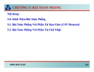 Bài giảng Phương pháp phần tử hữu hạn: Chương 5 - PGS. TS. Lương Văn Hải