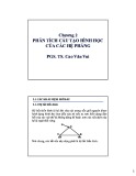 Bài giảng Cơ học kết cấu: Chương 2 - PGS. TS. Cao Văn Vui