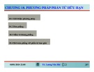 Bài giảng Đàn hồi ứng dụng và phần tử hữu hạn: Chương 10 - PGS. TS. Lương Văn Hải