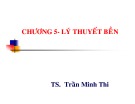 Bài giảng Sức bền vật liệu: Chương 5 - TS. Trần Minh Thi