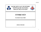 Bài giảng Cơ học đất: Phần 1 - ThS. Hoàng Ngọc Triều