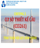 Bài giảng Cơ sở thiết kế cầu: Chương 3 - TS. Nguyễn Cảnh Tuấn