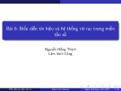 Bài giảng Tín hiệu và Hệ thống: Bài 6 - Nguyễn Hồng Thịnh và Lâm Sinh Công