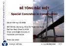 Bài giảng Bê tông đặc biệt: Chương 0 - Bùi Đức Vinh
