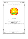 Giáo trình Công nghệ ký nén - thủy lực (Ngành: Công nghệ kỹ thuật cơ khí - Trình độ: Cao đẳng) - Trường Cao đẳng Đại Việt Sài Gòn