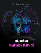 Bài giảng Nhập môn mạch số: Chương 6 (Phần 2) - TS. Trịnh Lê Huy