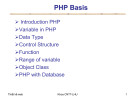 Lecture Open Source (OS): PHP basis
