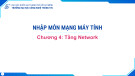 Bài giảng Nhập môn mạng máy tính - Chương 4: Tầng Network
