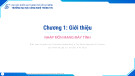 Bài giảng Nhập môn mạng máy tính - Chương 1: Giới thiệu