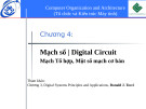 Bài giảng Tổ chức và kiến trúc máy tính (Computer organization and architecture) – Chương 4: Mạch số (Digital Circuit) - Mạch tổ hợp, một số mạch cơ bản