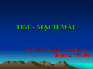 Bài giảng Tim và mạch máu - ThS. BS. CK1. Nguyễn Lê Hoàng Anh