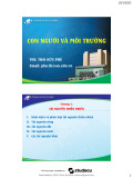 Bài giảng Con người và môi trường: Chương 5 - ThS. Thái Hữu Phú