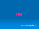 Bài giảng Tim - TS.BS. Nguyễn Hoàng Vũ