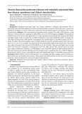 Chronic obstructive pulmonary disease and metabolic associated fatty liver disease: prevalence and clinical characteristics