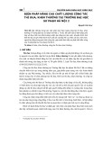 Biện pháp nâng cao chất lượng công tác thi đua, khen thưởng tại trường Đại học Sư phạm Hà Nội 2
