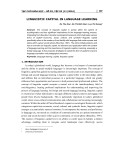 Linguistic capital in language learning