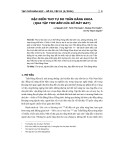 Đặc điểm thơ tự do Trần Đăng Khoa (qua tập thơ Bên cửa sổ máy bay)