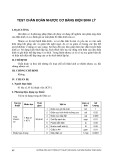 Test chẩn đoán nhược cơ bằng điện sinh lý