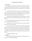 Kê đơn thuốc cổ truyền