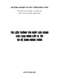 Tài liệu thông tin giúp lựa chọn các loại hình cấp nước và vệ sinh nông thôn