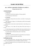 Kế hoạch bài dạy Giáo dục thể chất 9 - Bài 1: Thể dục nhịp điệu với bông tua (Phần 1) (Bộ sách Chân trời sáng tạo)