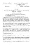 Công điện số 34/CĐ-TTg năm 2025