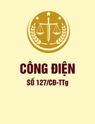Công điện số 127/CĐ-TTg năm 2024