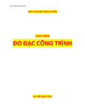 Giáo trình Đo đạc công trình - PGS.TS Phạm Văn Chuyên