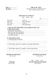 Mẫu Hợp đồng giao khoán (Ban hành theo Thông tư số 200/2014/TT-BTC)