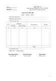 Mẫu Bảng kê chi tiền (Mẫu số 09 - TT)