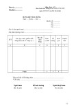 Mẫu Bảng kê mua hàng (Mẫu số 06 - VT)
