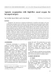 Apnoeic oxygenation with high‐flow nasal oxygen for laryngeal surgery
