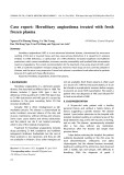 Case report: Hereditary angioedema treated with fresh frozen plasma
