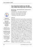 Tình trạng dinh dưỡng của trẻ viêm phối tại Bệnh viện Trung ương Thái Nguyên