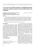 Case report: Successful treatment of Candidal granuloma caused by Candida parapsilosis with oral fluconazole and terbinafine