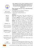 The current status and factors related to mental health in high school students at two mountainous communes, Thai Nguyen province