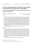 Giá trị của nồng độ phospho huyết thanh trong tiên lượng tổn thương thận cấp ở bệnh nhân sốc nhiễm khuẩn