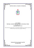 Giáo trình Dinh dưỡng an toàn vệ sinh thực phẩm (Ngành: Y sỹ - Trình độ: Trung cấp) - Trường Trung cấp Quốc tế Mekong