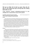 Kết quả can thiệp nội soi mật tụy ngược dòng cấp cứu điều trị viêm đường mật cấp do sỏi ống mật chủ ở những bệnh nhân cao tuổi