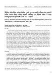 Khảo sát chức năng thận, chất lượng cuộc sống của người hiến thận sống cùng huyết thống tại Bệnh viện Trung ương Quân đội 108 năm 2017-2021