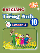 Bài giảng Tiếng Anh 10 - Unit 9: Lesson 3 (Sách Global Success)
