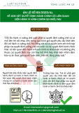 Tổng lược án lệ: Án lệ số 63/2023/AL về xem xét quyết định hành chính có liên quan đến hành vi hành chính bị khiếu kiện