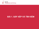 Bài giảng Cấu trúc dữ liệu và giải thuật: Bài 1 - Nguyễn Mạnh Sơn